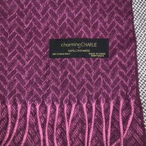 Charming Charlie | Women’s 100% cashmere scarf